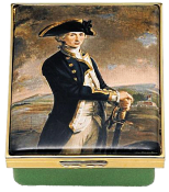 Captain Horatio Nelson (11/8847)  3.37" x 2.5". 250th anniversary of Nelson's Birth in 1758. After a painting by John Francis Rigaud. Limited Edition of 250.