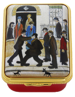 Lowry The Fight Halcyon Days(64/9272)  2" rectangle. Limited Edition of 200.