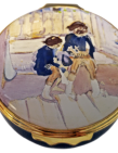 Vuillard's Children - Heritage (33/6449) 2" diameter.  Lid inscribed - see photo. Certidicate of Authenticity. Limited Edition of 500.