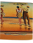 Mad Dogs (64/7953)  2" x 1.5". Jack Vettriano's 1992 Oil Painting. 