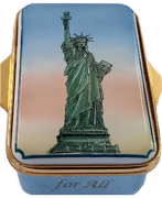The Statue of Liberty (McLaughlin)   2.37" x 1.5" rectangle. Limited Edition of 250.