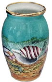 Shells Short Vase (393/SH)  2.5" H. 