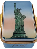 The Statue of Liberty (McLaughlin)   2.37" x 1.5" rectangle. Limited Edition of 250.