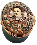 Mary Queen of Scots (02/4633)  Oval.  2.12" 