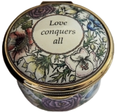 Love Conquers All (06/413) 1.5" diameter. 