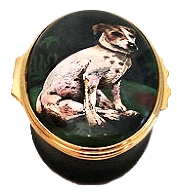 Jack Russell (02/5057)  2.12" oval. By Chrissy Wilson. 