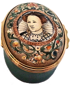 Mary Queen of Scots (02/4633)  Oval.  2.12" 