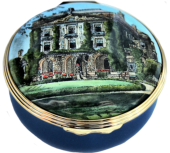 Kykuit Mansion (03/6575) 2.25" diameter. Inside Lid: "KYKUIT Home to four generations of the Rockefeller family, the beaux-arts villa, built in 1913, houses an exceptional collection of antique and modern works of art. 