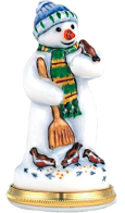 Snowman (92/450) 1.12" x  2.25" tall. Original Price $250