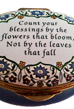 Count Your Blessings (21/508)  2.25" x 1.75" x 1.12" oval. 