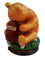 Winnie the Pooh & Honey Pot (25/W101)  2.25" tall. (1999)