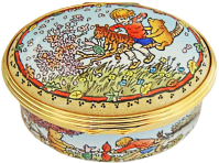 Winnie the Pooh Time with Friends (02/8302) 2.12" oval. Limite Edition of 250.