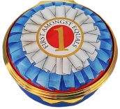 1st Amongst Equals  Halcyon  (01/8852) 1.62" diameter. Hinged lid.