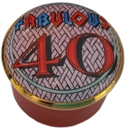 Fabulous 40  Halcyon (15/7566) 1.25" Diameter. Screw/Twist lid.