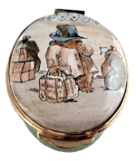 Crummles Paddington Bear at Station Oval 1.25" diameter x 2"