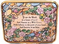 Halcyon Days Grain of Sand. (64/7441) 2" x 1.5" Rectangle