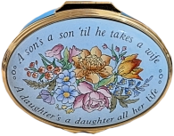 Halcyon Days. A son's a son until he takes a wife, a daughter's a daughter all her life. (02/6710) 2.12" oval