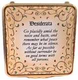 Desiderata by Max Erham Halcyon Days (58/8016)  2" x 2" square
