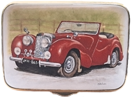 Classic British Car Staffordshire painted by Catherine Higham 2.75" x 2"